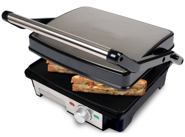 Контактный гриль (прижимной) Sogo SAN-SS-7131 нержавейка - изображение 5