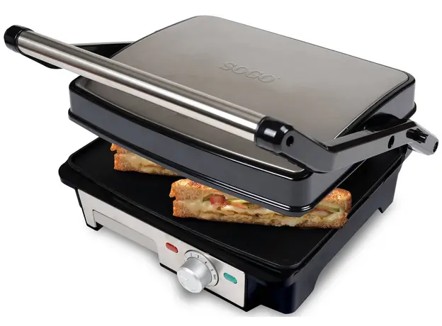 Контактный гриль (прижимной) Sogo SAN-SS-7131 нержавейка - изображение 5