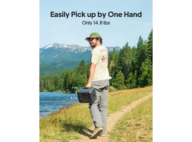 Зарядная станция Bluetti AC50B / 700 Вт / 448 Вт⋅ч / LiFePO4 (PB931484) - изображение 4