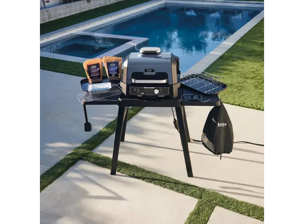 Гриль кухонный Ninja Woodfire Pro Connect XL Electric BBQ Grill & Smoker OG901 синий - изображение 14
