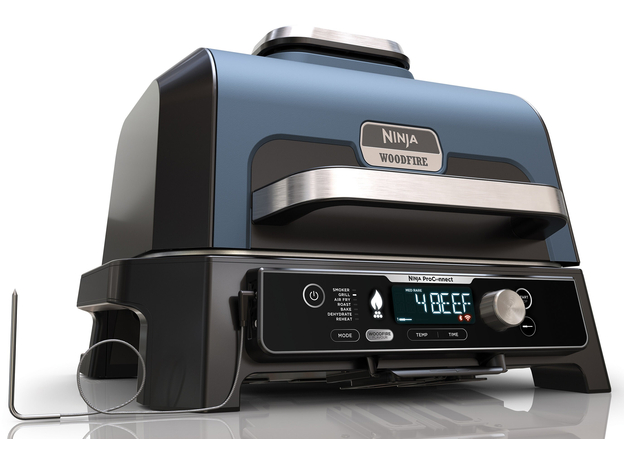 Гриль кухонный Ninja Woodfire Pro Connect XL Electric BBQ Grill & Smoker OG901 синий - изображение 6