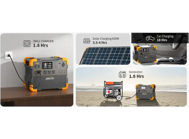 Зарядная станция Pecron E1500LFP / 2200 Вт / 1536 Вт⋅ч / LiFePO4 (E1500LFP) - изображение 12