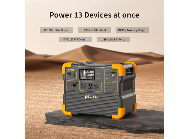 Зарядная станция Pecron E1500LFP / 2200 Вт / 1536 Вт⋅ч / LiFePO4 (E1500LFP) - изображение 13