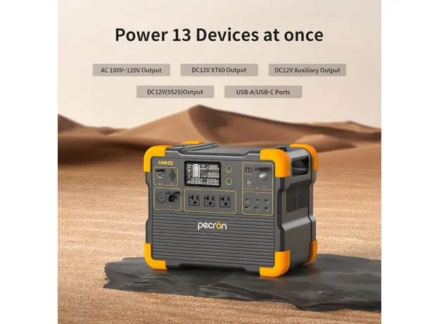 Зарядная станция Pecron E1500LFP / 2200 Вт / 1536 Вт⋅ч / LiFePO4 (E1500LFP) - изображение 13