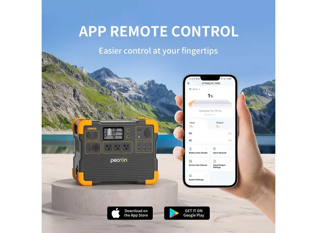 Зарядная станция Pecron E1500LFP / 2200 Вт / 1536 Вт⋅ч / LiFePO4 (E1500LFP) - изображение 14