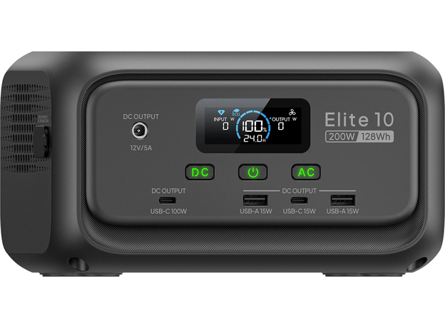Зарядная станция Bluetti Elite 10 / 200 Вт / 128 Вт⋅ч / LiFePO4 (P-EL10-EU-GY-BL-010) - изображение 4