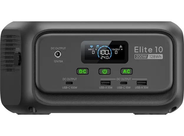 Зарядная станция Bluetti Elite 10 / 200 Вт / 128 Вт⋅ч / LiFePO4 (P-EL10-EU-GY-BL-010) - изображение 4