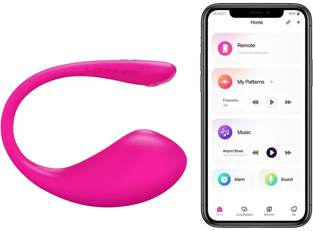 Вибратор-яйцо Lovense Lush 3 Bluetooth Pink - изображение 17