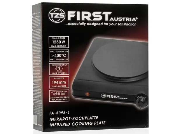Настольная плита электрическая FIRST Austria FA-5096-1 - изображение 10