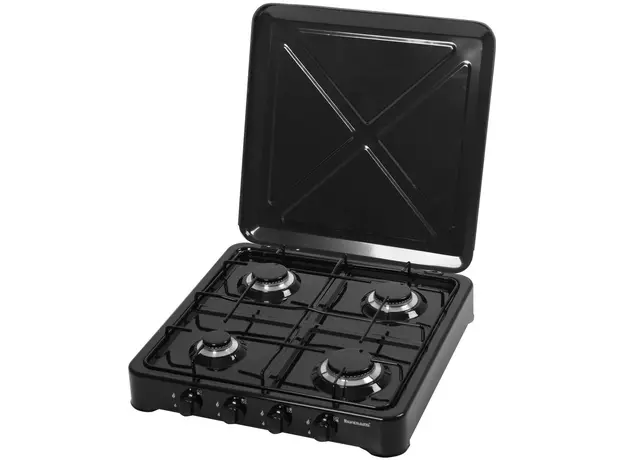 Настольная плита газовая Ravanson K-04TB четырехконфорочная 