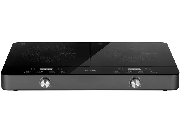 Настольная плита электрическая Sencor SCP 4201GY двухконфорочная - изображение 2