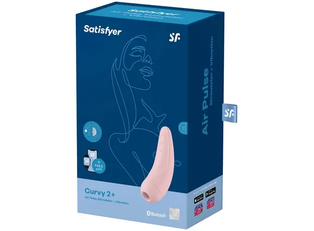 Вибратор Satisfyer Curvy 2+ Pink с воздушным давлением - изображение 9