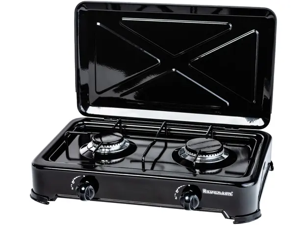 Настольная плита газовая Ravanson K-02TB двухконфорочная - изображение 2