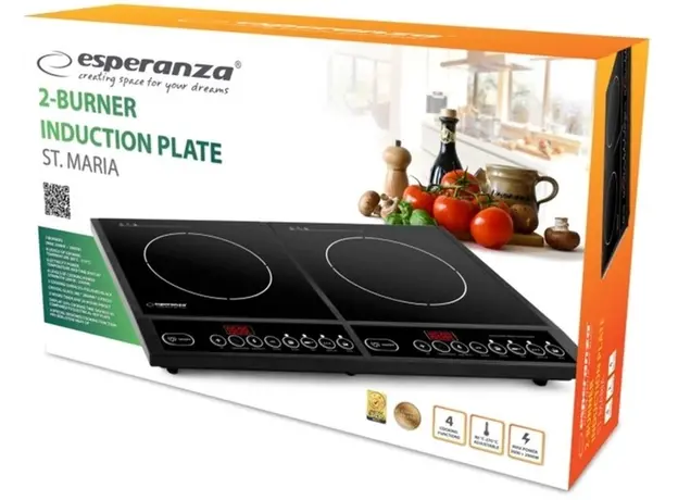 Настольная плита электрическая Esperanza EKH008 двухконфорочная - изображение 2