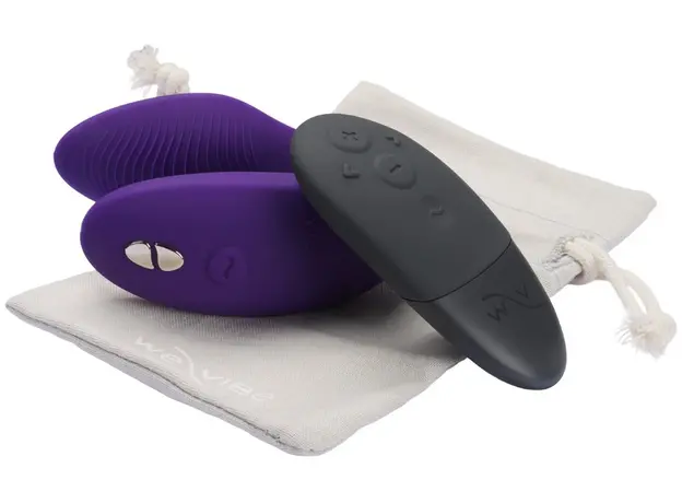 Вибратор для пар We-Vibe Sync 2 Purple с управлением через приложение, Цвет: Фиолетовый - изображение 13