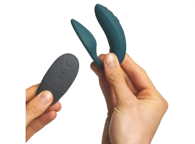 Вибратор для пар We-Vibe Sync 2 Velvet Green с управлением через приложение, Цвет: Темно-зеленый - изображение 12