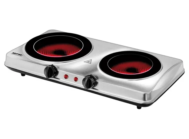 Настольная плита электрическая MPM MKE-20 двухконфорочная 