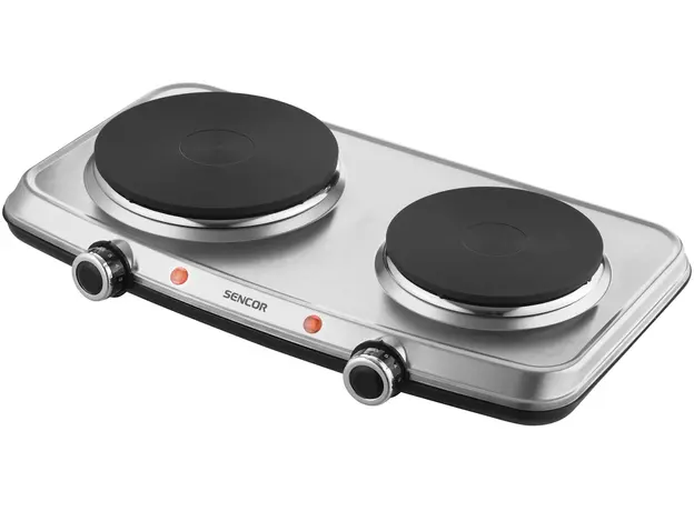 Настольная плита электрическая Sencor SCP2256SS двухконфорочная 