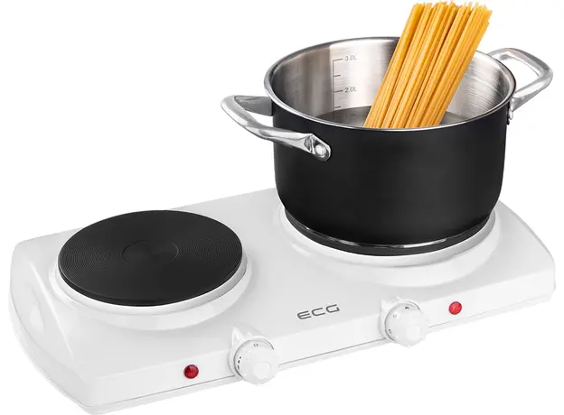 Настольная плита электрическая ECG EV 2512 White - изображение 6