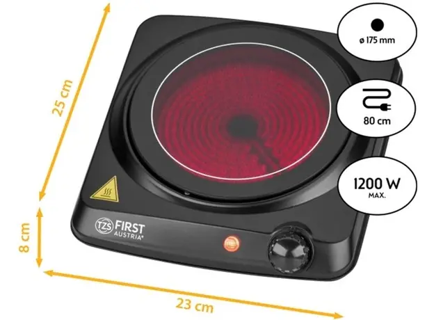 Настольная плита электрическая FIRST AUSTRIA FA-5097-1 - изображение 3