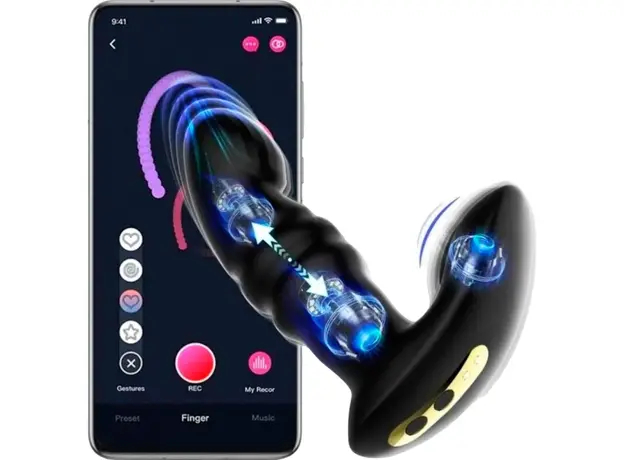 Смарт-вибратор для пар Fun Town Jive Black (SO8917) 