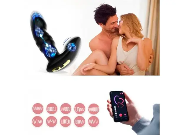 Смарт-вибратор для пар Fun Town Jive Black (SO8917) - изображение 2