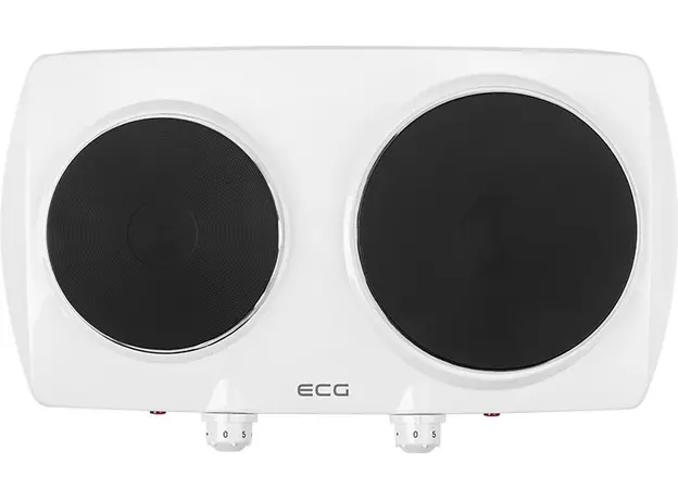 Настольная плита электрическая ECG EV 2512 White - изображение 3