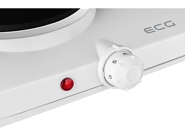 Настольная плита электрическая ECG EV 2512 White - изображение 5
