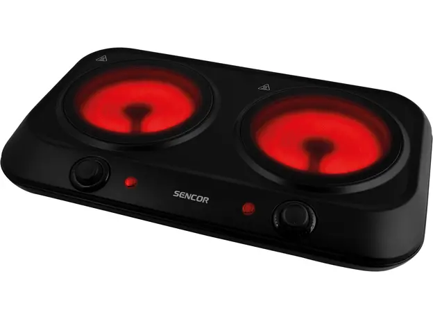 Плита настольная электрическая Sencor SCP2263BK Hi - Light черная - изображение 3