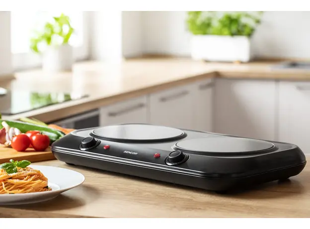 Плита настольная электрическая Sencor SCP2263BK Hi - Light черная - изображение 8