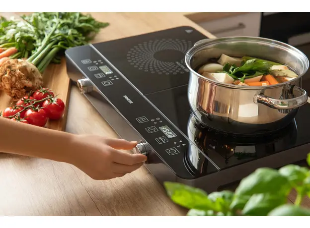 Настольная плита электрическая Sencor SCP 4201GY двухконфорочная - изображение 11