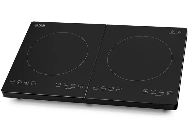 Настольная плита электрическая First Austria FA-5095-4 Black двухконфорочная - изображение 2