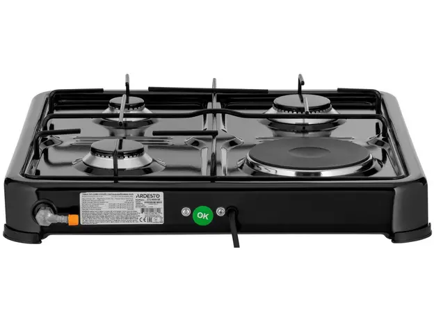 Настольная плита комбинированная ARDESTO CTC-NS5015B четырехконфорочная - изображение 4