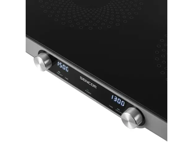 Настольная плита электрическая Sencor SmoothCook SCP2803BK двухконфорочная - изображение 4