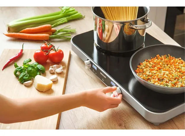 Настольная плита электрическая Sencor SmoothCook SCP2803BK двухконфорочная - изображение 7
