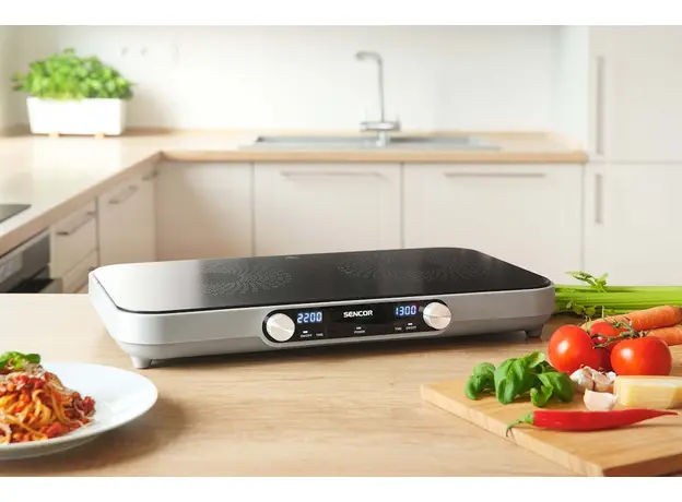 Настольная плита электрическая Sencor SmoothCook SCP2803BK двухконфорочная - изображение 9