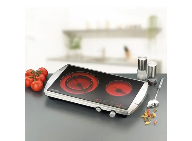 Настольная плита электрическая Rommelsbacher CT 3400/E двухконфорочная - изображение 2