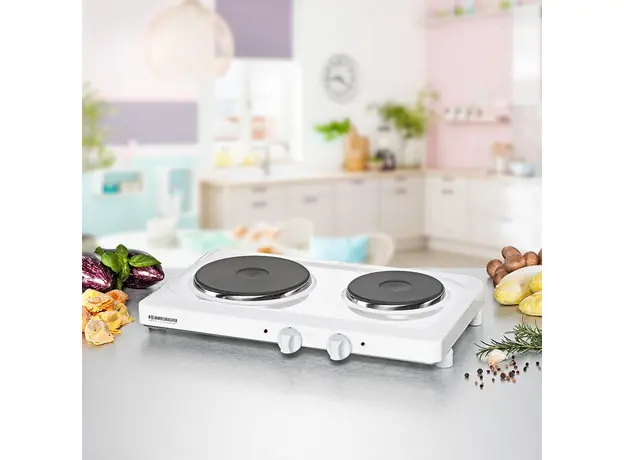 Настольная плита электрическая Rommelsbacher THS 2590 двухконфорочная - изображение 2