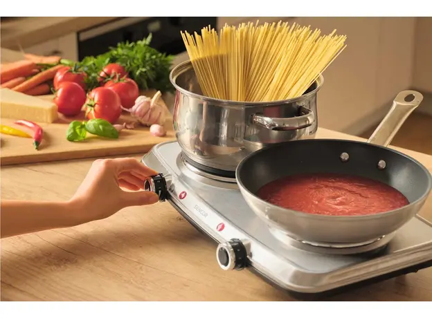 Настольная плита электрическая Sencor SCP2256SS двухконфорочная - изображение 7