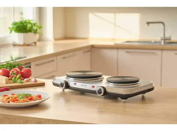 Настольная плита электрическая Sencor SCP2256SS двухконфорочная - изображение 9