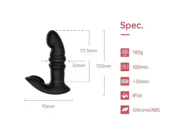 Смарт-вибратор для пар Fun Town Jive Black (SO8917) - изображение 3