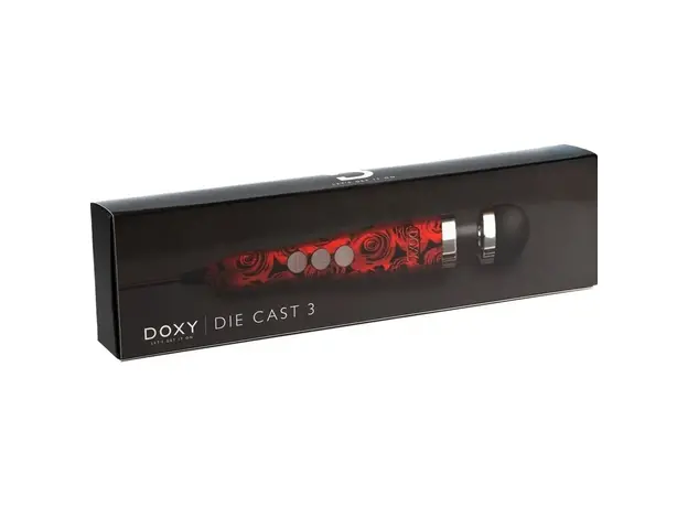 Вибромассажер Doxy Die Cast 3 Rose Pattern (SO8020) - изображение 3