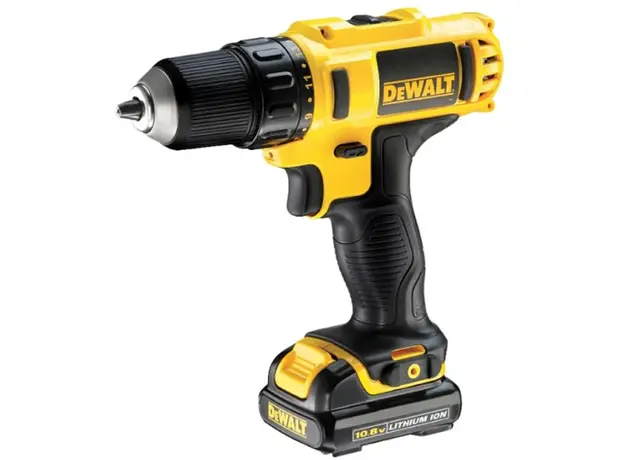 Дрель-шуруповерт аккумуляторный DeWalt DCD710D2 12 В, 2 аккумулятора по 2.0 Ah - изображение 4