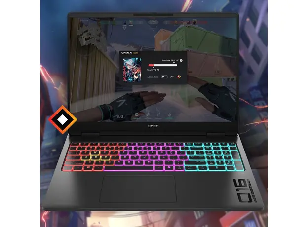 Игровой ноутбук HP OMEN MAX 16-ah0000 [16-ah0043ua] (BV8Y5EA) Shadow Black - изображение 9