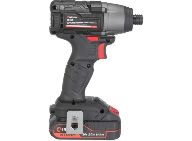 Шуруповерт ударный аккумуляторный Intertool с бесщеточным двигателем 20 В (WT-0362) - изображение 5