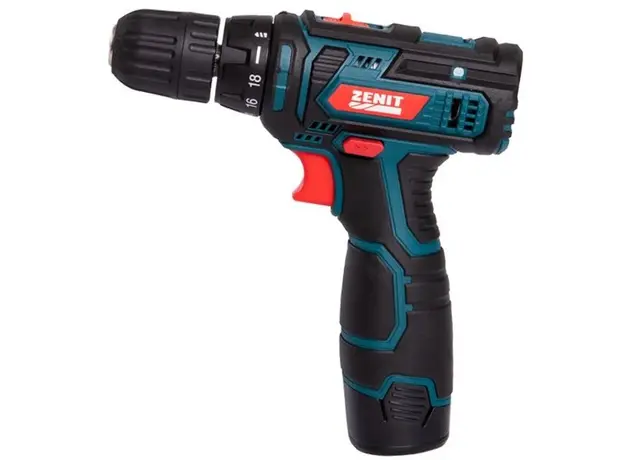 Шуруповерт акумуляторний Зенит ЗША-12 Р2 Li (841746) 