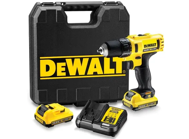 Дрель-шуруповерт аккумуляторный DeWalt DCD710D2 12 В, 2 аккумулятора по 2.0 Ah - изображение 14