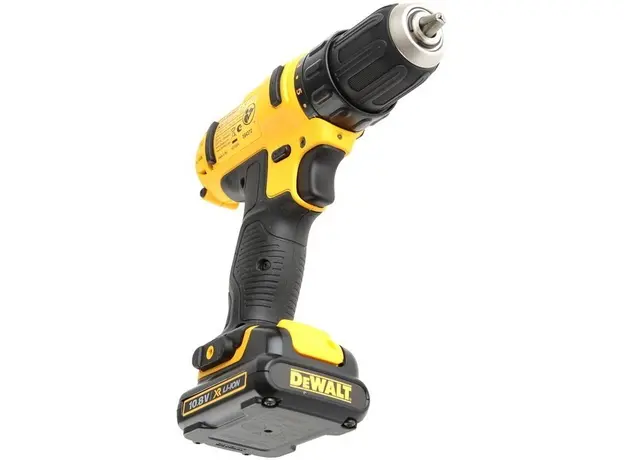 Дрель-шуруповерт аккумуляторный DeWalt DCD710D2 12 В, 2 аккумулятора по 2.0 Ah - изображение 6
