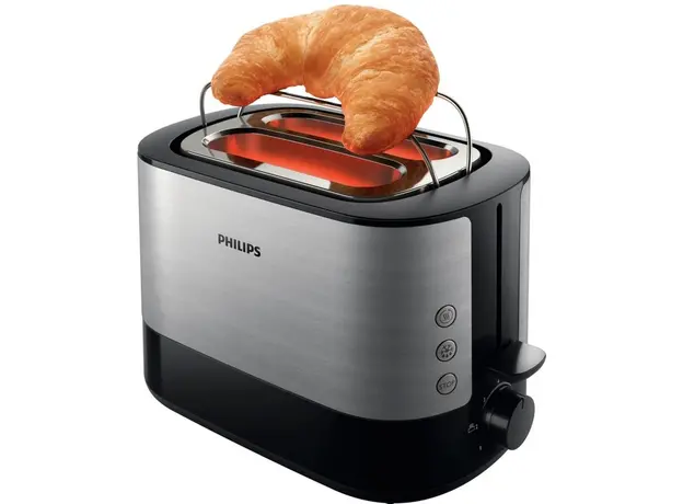 Тостер PHILIPS Viva Collection HD2637/90 Черный - изображение 4