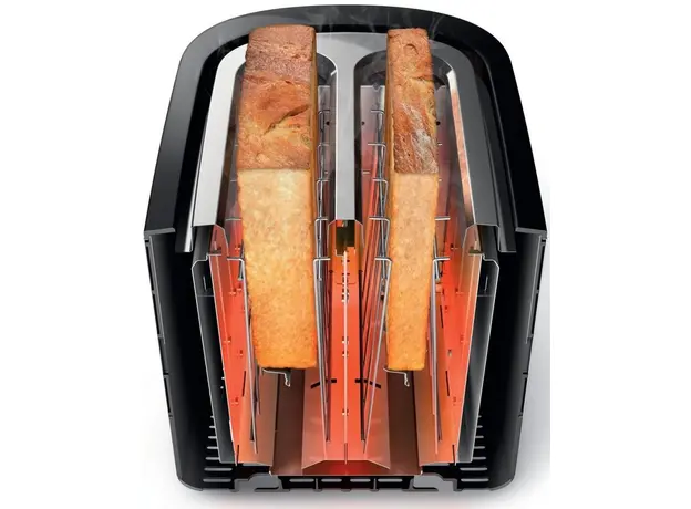 Тостер PHILIPS Viva Collection HD2637/90 Черный - изображение 6